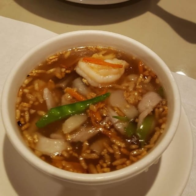 Sizzling Rice Soup.