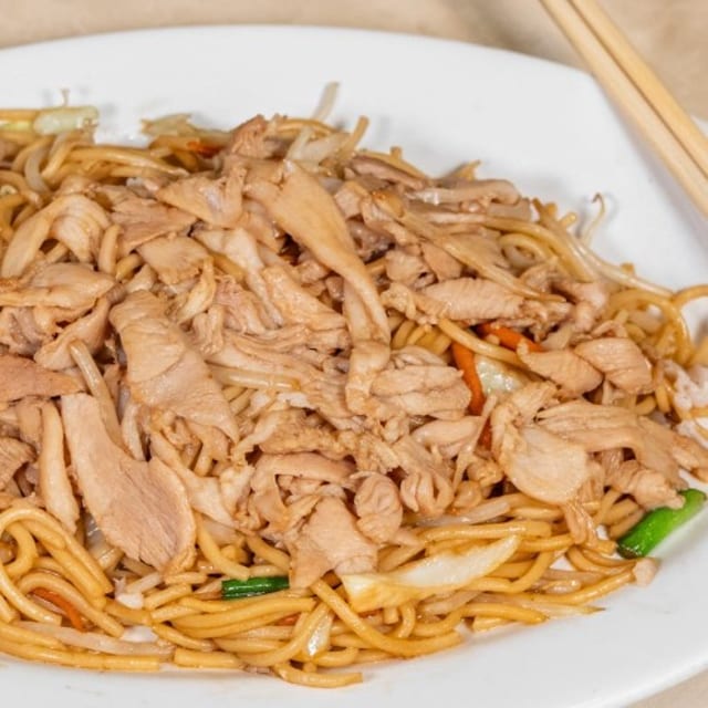 BBQ Pork Low Mein.