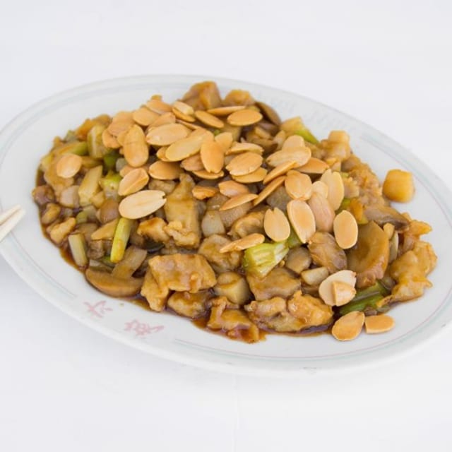 Almond Chicken.