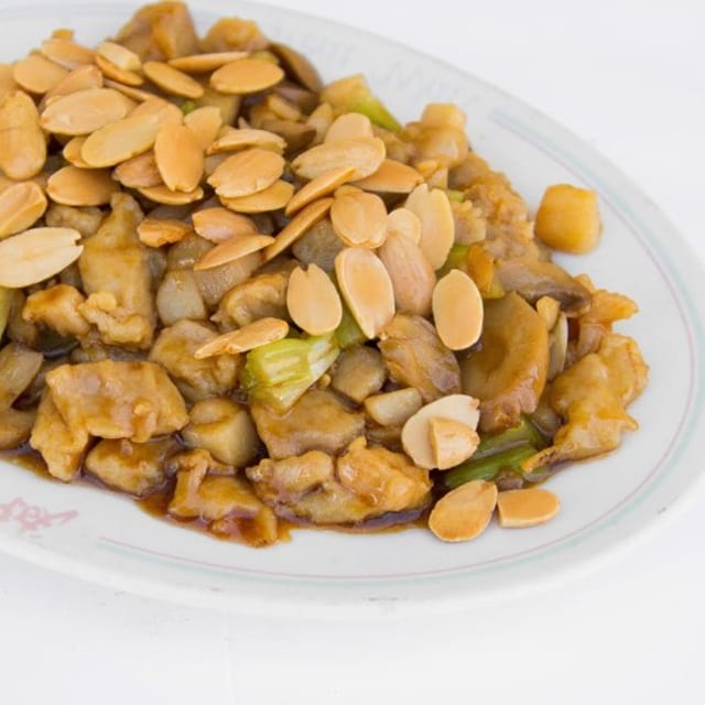 Almond Chicken.