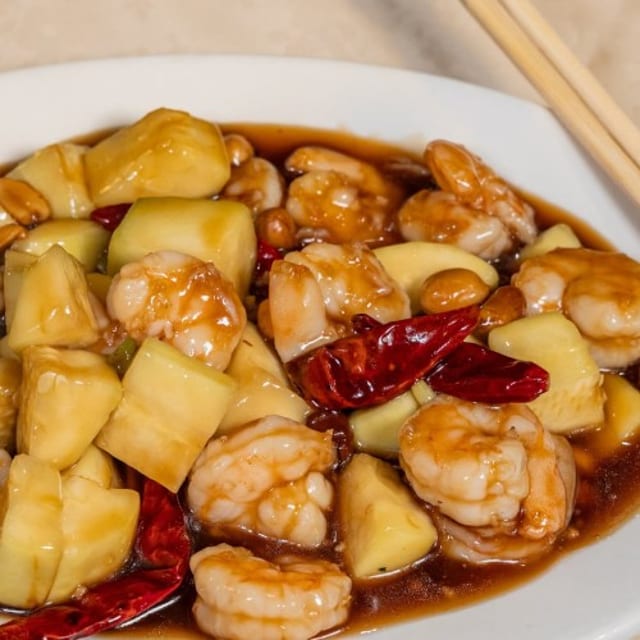 Kun-Pao Shrimp.