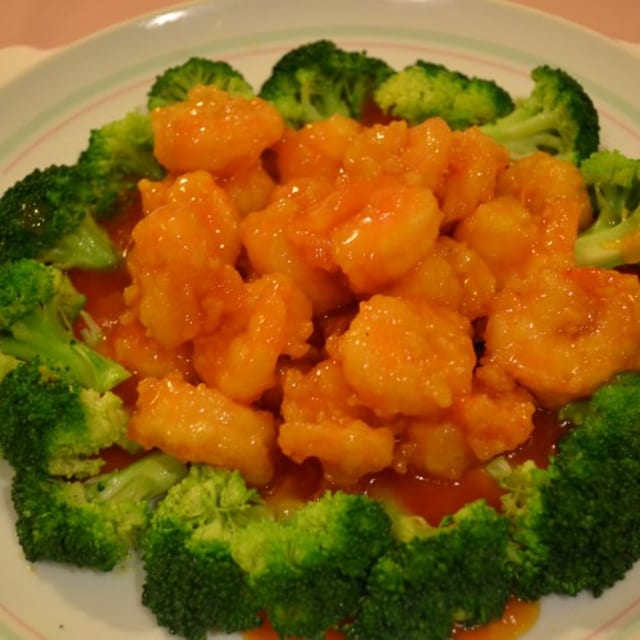 Sweet & Pungent Shrimp.