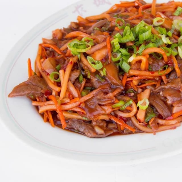 Beef Szechwan Style.